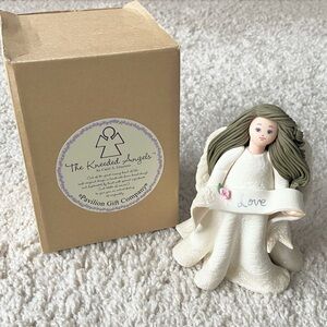 The Kneeded Angels “Ribbon of Love” Figurine